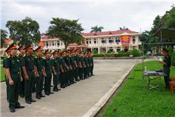 Sư đoàn 346 tổ chức hội thao điều lệnh đội ngũ năm 2024